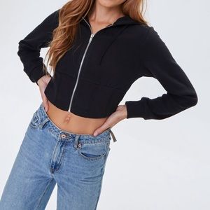 French Terry Zip-up Hoodie